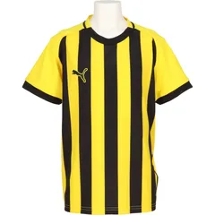 サイズ150cm、PUMA(プーマ) teamLIGA26 ストライプ ゲームシャツ JR サッカー ウェア ゲームシャツ 707345