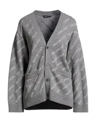 バレンシアガ レディース アウター カーディガン BALENCIAGA カーディガン Gray グレーのサムネイル