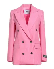 エムエスジイエム レディース アウター ジャケット・ブルゾン MSGM テーラードジャケット Pink ピンクのサムネイル