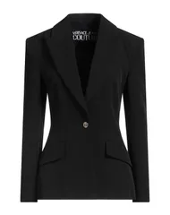 ヴェルサーチ レディース アウター ジャケット・ブルゾン VERSACE JEANS COUTURE テーラードジャケット Black ブラックのサムネイル