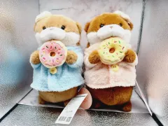 まとめ売り) ウソウソちゃん むしゃむしゃ ドーナッツ ぬいぐるみ 27cm