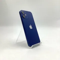 【最速発送】 iPhone 12 mini 64GB ブルー docomo 白ロム【難有】 85%