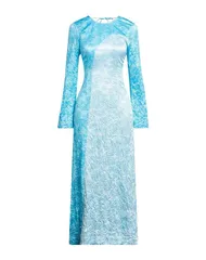 ガニー レディース トップス ワンピース GANNI ロングワンピース・ドレス Azure Blue ブルー