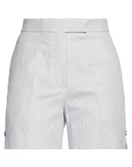 トムブラウン レディース ボトムス ハーフパンツ・ショーツ THOM BROWNE ショートパンツ＆バミューダパンツ Light Gray グレー