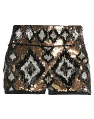 エリザベッタフランキ レディース ボトムス ハーフパンツ・ショーツ ELISABETTA FRANCHI ショートパンツ＆バミューダパンツ Black ブラック