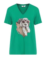 ツインセット レディース トップス Tシャツ TWINSET Ｔシャツ Green グリーンのサムネイル