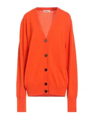ジル・サンダー レディース アウター カーディガン JIL SANDER カシミヤニット Orange オレンジのサムネイル