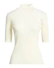 オフホワイト レディース アウター ニット・セーター OFFWHITE タートルネック Ivory アイボリーのサムネイル