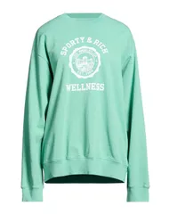 スポーティ アンド リッチ レディース アウター パーカー・スウェット SPORTY RICH スウェット Light Green グリーンのサムネイル