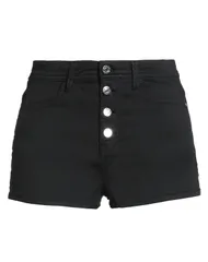 ゲス レディース ボトムス ハーフパンツ・ショーツ GUESS ショートパンツ＆バミューダパンツ Black ブラックのサムネイル