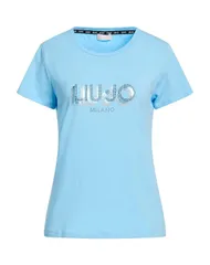 リュージョー レディース トップス Tシャツ LIU JO Ｔシャツ Sky Blue ブルーのサムネイル