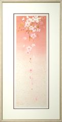 石川幸奈、「White Wind」、希少画集・額装画、日本製・新品額縁