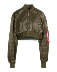 アルファインダストリーズ レディース アウター ジャケット・ブルゾン ALPHA INDUSTRIES ボンバージャケット Green グリーンのサムネイル