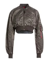 アルファインダストリーズ レディース アウター ジャケット・ブルゾン ALPHA INDUSTRIES ボンバージャケット Charcoal チャコールのサムネイル