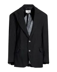 マルタンマルジェラ レディース アウター ジャケット・ブルゾン MM6 MAISON MARGIELA テーラードジャケット Black ブラックのサムネイル