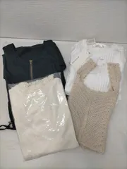 【送料無料】 レディース ワンピース ニットベスト 羽織り ４点　まとめ売り コーディネートセット 春秋冬 トップス　251006-8T