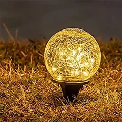 【中古】 ガーデンライト 丸型 ソーラー ランタン 屋外 屋内 庭園 ソーラーライト ベランダ ライト ソーラー 防水 太陽光充電 自動消灯 夜間自動点灯ソー