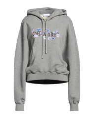 オフホワイト レディース アウター パーカー・スウェット OFFWHITE パーカー Gray グレーのサムネイル