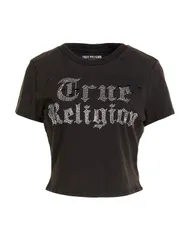 トゥルーレリジョン レディース トップス Tシャツ TRUE RELIGION Ｔシャツ Black ブラックのサムネイル