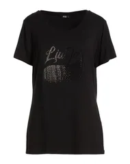 リュージョー レディース トップス Tシャツ LIU JO Ｔシャツ Black ブラックのサムネイル
