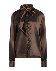 マルタンマルジェラ レディース トップス シャツ MM6 MAISON MARGIELA 無地シャツ＆ブラウス Chocolate Brown ブラウンのサムネイル