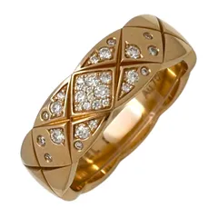 シャネル CHANEL ココクラッシュダイヤリングミディアム ピンクゴールド 750PG ダイヤ ジュエリー