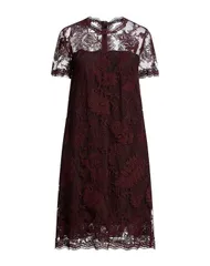 エルマンノ シェルヴィーノ レディース トップス ワンピース ERMANNO SCERVINO ひざ丈ワンピース Bordeauxのサムネイル
