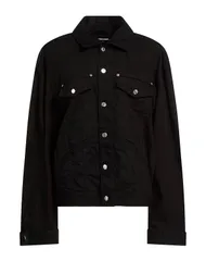 ディースクエアード レディース アウター ジャケット・ブルゾン DSQUARED2 デニムブルゾン Black ブラックのサムネイル