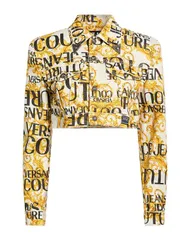 ヴェルサーチ レディース アウター ジャケット・ブルゾン VERSACE JEANS COUTURE デニムブルゾン White ホワイトのサムネイル
