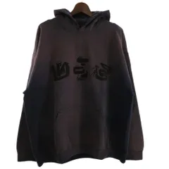 サスクワッチファブリックス SASQUATCH fabrix 美品 24AW FEASTEND DRAGON FONTHOODIE パーカー スウェット 長袖 プルオーバー 裏起毛 ダメージ加工 グラデーション ブラウン系 XL 大きいサイズのサムネイル