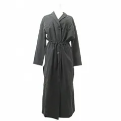 ルーニィ LOUNIE 美品 ギャザー コート ジャケット ブラウジング 40 黒 ブラック 0925 ■YHS4のサムネイル