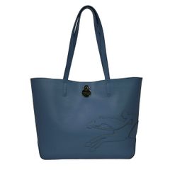 美品✨️】 TORY BURCH レザーホーストート A4収納可能 ネイビー