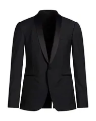 ランバン メンズ アウター ジャケット・ブルゾン LANVIN テーラードジャケット Black ブラックのサムネイル