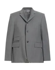 トムブラウン メンズ アウター ジャケット・ブルゾン THOM BROWNE テーラードジャケット Gray グレーのサムネイル