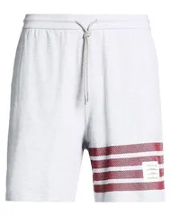 トムブラウン メンズ ボトムス ハーフパンツ・ショーツ THOM BROWNE ショートパンツ＆バミューダパンツ Light Gray グレー