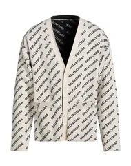 バレンシアガ メンズ アウター カーディガン BALENCIAGA カーディガン Off White オフホワイトのサムネイル