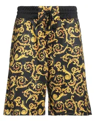 ヴェルサーチ メンズ ボトムス ハーフパンツ・ショーツ VERSACE JEANS COUTURE ショートパンツ＆バミューダパンツ Black ブラックのサムネイル