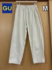 GU ジーユー　コーデュロイシェフパンツ　品番：321-327769　サイズM ウエストゴム腰紐付き