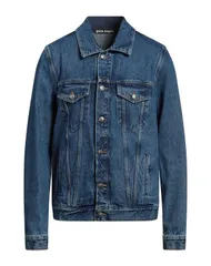 パーム・エンジェルス メンズ アウター ジャケット・ブルゾン PALM ANGELS デニムブルゾン Blue ブルーのサムネイル