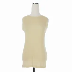 オーラリー AURALEE GIZA SUPER HIGH GAUGE SHEER RIB TANK リブタンクトップ カットソー 1 ベージュ A21ST05HFのサムネイル