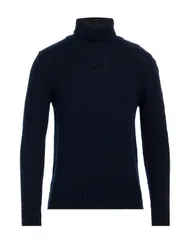 イレブンティ メンズ アウター ニット・セーター ELEVENTY タートルネック Midnight Blue ブルーのサムネイル