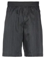 ニールバレット メンズ ボトムス ハーフパンツ・ショーツ NEIL BARRETT ショートパンツ＆バミューダパンツ Black ブラックのサムネイル