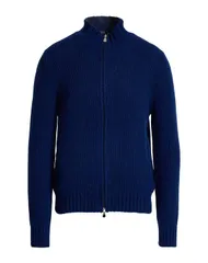 フェデーリ メンズ アウター カーディガン FEDELI カーディガン Navy ネイビーのサムネイル