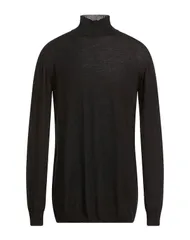 リックオウエンス メンズ アウター ニット・セーター RICK OWENS タートルネック Black ブラックのサムネイル