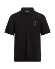 ジャストカバリ メンズ トップス ポロシャツ JUST CAVALLI ポロシャツ Black ブラックのサムネイル