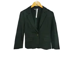 k05260309067　INDIVI　38　Black　Mサイズ程度　アウター　テーラードジャケット　通年