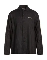 パーム・エンジェルス メンズ トップス シャツ PALM ANGELS リネンシャツ Charcoal チャコールのサムネイル