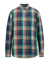 バブアー メンズ トップス シャツ BARBOUR チェック柄シャツ Navy ネイビーのサムネイル