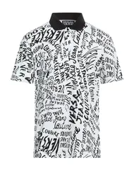 ヴェルサーチ メンズ トップス ポロシャツ VERSACE JEANS COUTURE ポロシャツ White ホワイトのサムネイル