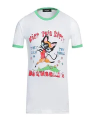 ディースクエアード メンズ トップス Tシャツ DSQUARED2 Ｔシャツ White ホワイト